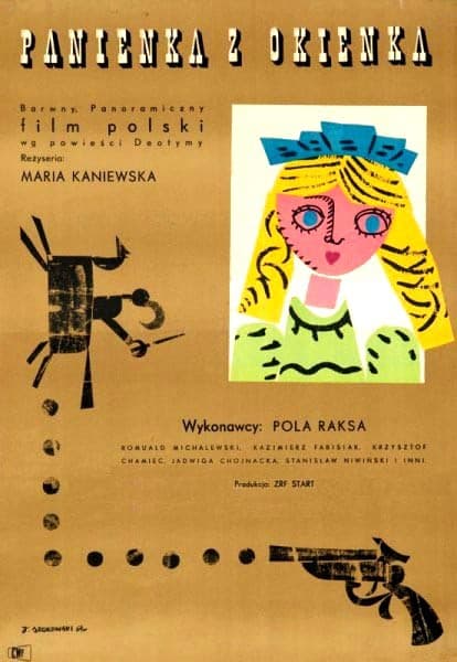 Постер Девушка в окошке