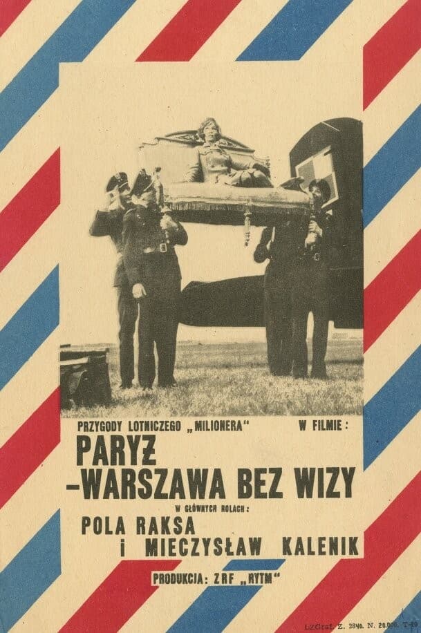 Постер Париж-Варшава без визы